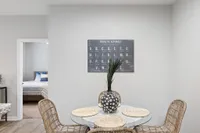 Dining room with table and chairs