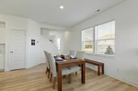 Dining room with table and chairs