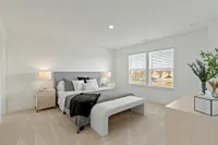 Townhomes Near Cool Creek Park and Nature Center - Casey Corner Townhomes - Bedroom Featuring Expansive Closets.