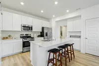 Townhomes For Rent In Brownsburg, IN – Wynne Farms – Sleek Stainless Steel Appliances, Quartz Countertops And Kitchen Pantry.