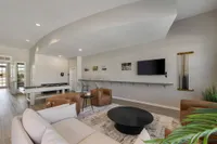 Indoor clubhouse with tv