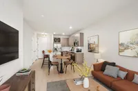 Virtually staged Living room