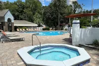 hot tub in pool area