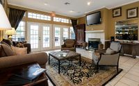 Clubroom with seating and TVs