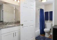 Bathroom with tub