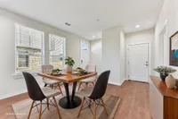 Virtually staged dining room