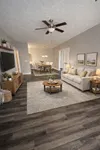 staged living room