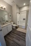 staged bathroom