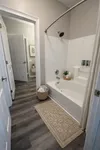 staged bathroom