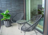 patio or balcony with seating