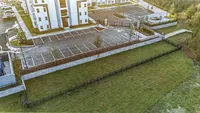 aerial of dog park