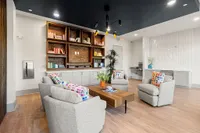 resident clubhouse with seating area