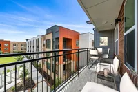 balcony overlooking exterior community