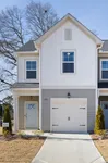 modern exterior townhome