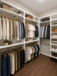 Lone Oak custom closet rendering 2