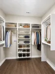 Lone Oak custom closet rendering
