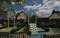 Lone oak playground rendering