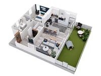 Hideaway Single floor plan