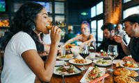 woman eating