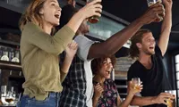 Friends hanging out together