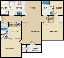 2BR Floorplan