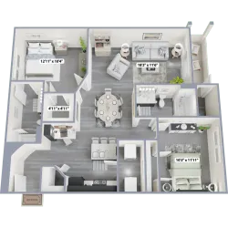Two Bedroom Corner