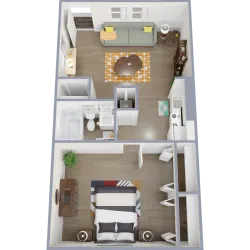 One bedroom