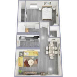 garden one bedroom one bath