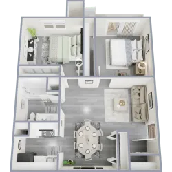 two bedroom two bath