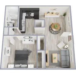 one bed one bath