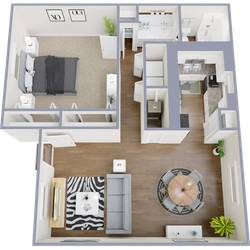1x1 770 sq ft