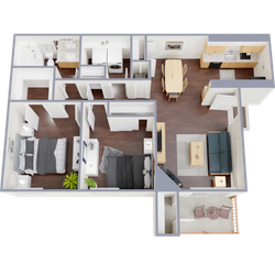 B1 2x1 floor plan