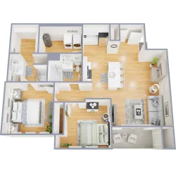 B1 - two bedroom apartment home