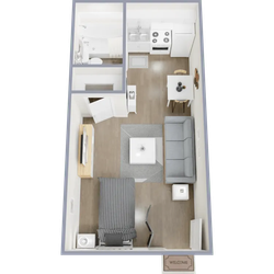 Studio apartment home