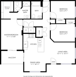 Three Bedroom Two Bath