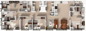 6 Bedroom x 3 Bath