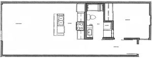 1x1L2 floor plan