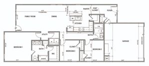 HH Floorplan | Cavalry Family Housing |
