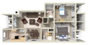Two Bed Two Bath