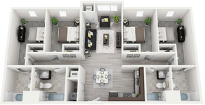 4-Bedroom Floor Plan