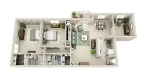 2 Bedroom small den