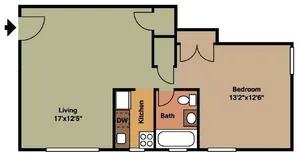 one bedroom