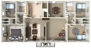 4 bed / 2 bath