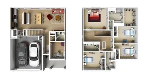 Amber Floor Plan at Amber Vista Homes in Hardin Valley, TN