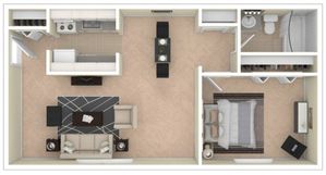 BradfieldCourt 1BD 1Bath 660sqft