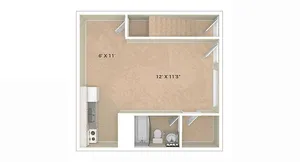VairoVillage 0BD 1Bath 400sqft