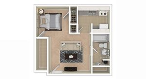 VairoVillage Deluxe 0BD 1Bath 400sqft