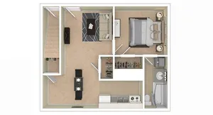 VairoVillage 1BD 1Bath 580sqft