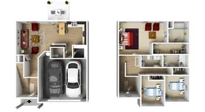 Madison Floor Plan at Amber Vista Homes | Hardin Valley, TN
