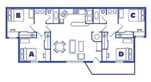 4 Bedroom, 2 Bath East